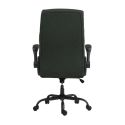 Fauteuil de bureau réglable et inclinable en tissu nylon noir - SUMMIT