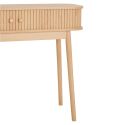 ERIKA - Console 2 portes coulissantes en MDF et Pin Naturel