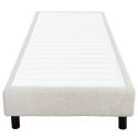 Sommier Tapissier Démontable 90x190cm bouclette crème - TAPIKIT