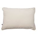 Coussin Déhoussable 40x60cm Velours de Coton Coloris Pampa - HARRIS