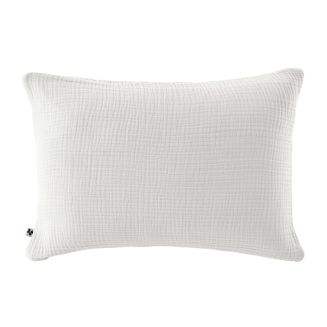Taie d'oreiller 50x70cm gaze de coton coloris Chantilly - INALIA
