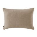 Taie d'oreiller 50x70cm gaze de coton coloris Ficelle - INALIA