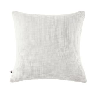 Taie d'oreiller 80x80cm gaze de coton coloris Chantilly - INALIA