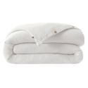 Housse de couette 260x240cm gaze de coton coloris Chantilly - INALIA
