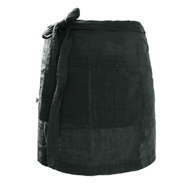 Demi-Tablier avec Double Poche Gaze de Coton Sapin - OUREA