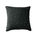 Taie d'Oreiller 60x60cm Gaze de Coton Sapin à Pois Dorés - OUREA MOTIF