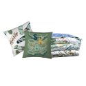Parure de Lit Imprimé Floral Housse de Couette 200x200cm + 2 Taies d'Oreiller 63x63cm coton motif stakeboard - STREET