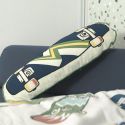 Coussin Déhoussable coton motif et forme skateboard - STREET