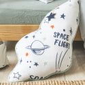 Coussin Déhoussable coton motif et forme Fusée - COMETE