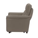 Fauteuil Relax Electrique Cuir Gris éléphant - MAZARO