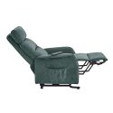 Fauteuil relax releveur tissu polyester tissu polyester vert - SALVADOR
