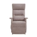 Fauteuil relax releveur tissu polyester tissu polyester taupe - SALVADOR