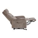 Fauteuil relax releveur tissu polyester tissu polyester taupe - SALVADOR