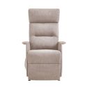 Fauteuil relax releveur tissu polyester tissu polyester beige - SALVADOR