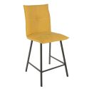 LAGOS - Lot de 2 Tabourets Jaunes Assise H65cm