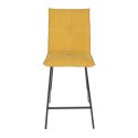 LAGOS - Lot de 2 Tabourets Jaunes Assise H65cm