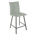 LAGOS - Lot de 2 Tabourets Vert d'Eau Assise H65cm