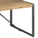 Table de repas 180cm en bois massif recyclé et acier patiné - MANGOVRE
