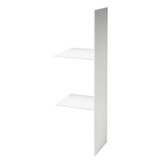 Complément séparation étagères blanc pour armoire 2 portes coulissantes - SWAM