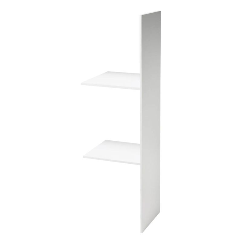 Complément séparation étagères blanc pour armoire 2 portes coulissantes - SWAM