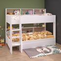 Tiroir de lit pour lit superposé Léane blanc - LEANE