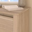 Buffet 4 portes 2 tiroirs aspect bois clair - TIFFENE