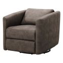 ERBA - Fauteuil Relax Manuel PushBack Tissu Taupe marbré