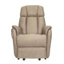 Fauteuil relax releveur tissu polyester beige - SPAZIO