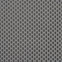 Pouf rangement rond en tissu texturé maille 3D gris - ELECTRON