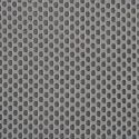 Lot de 2 chaises coque plastique et coussin en tissu texturé maille 3D gris - ELECTRON