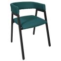 Lot de 4 fauteuils design de table en tissu texturé maille 3D bleu - ELECTRON