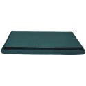 Banc coffre pliable en tissu texturé maille 3D bleu - ELECTRON