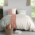 Parure housse de couette 240x220cm + 2 taies motif arabesques multicolore 100% coton - EVAELE
