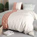 Parure housse de couette 240x220cm + 2 taies motif arabesques multicolore 100% coton - EVAELE