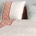 Parure housse de couette 240x220cm + 2 taies motif arabesques multicolore 100% coton - EVAELE