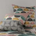 Parure housse de couette 240x220cm + 2 taies motifs multicolores 100% coton - ANTHEOS