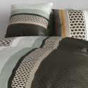 Parure housse de couette 260x240cm + 2 taies motif urbain multicolore 100% coton - CITYLIA