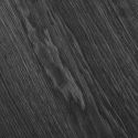 Table Extensible Ovale Pied Relief MDF Placage Chêne noir - DUBLIN