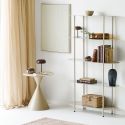 Etagère 5 plateaux arrondis en métal laqué sable- ELYAG