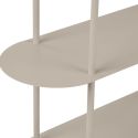 Etagère 5 plateaux arrondis en métal laqué sable- ELYAG