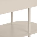 Etagère 3 plateaux arrondis en métal laqué sable- ELYAG