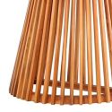 Table de jardin ovale 200cm en teck massif pieds ajourés - LIRICIA