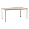 Table de jardin rectangulaire 160cm en aluminium plateau céramique - LUCIDIA