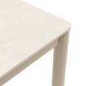 Table de jardin rectangulaire 160cm en aluminium plateau céramique - LUCIDIA