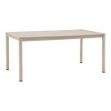 Table de jardin rectangulaire 200cm en aluminium plateau céramique - LUCIDIA