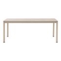 Table de jardin rectangulaire 200cm en aluminium plateau céramique - LUCIDIA