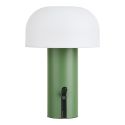 Lampe à poser extérieure rechargeable en polypropylène vert et blanc - SOLAM