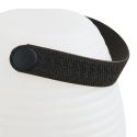 Lampe de jardin rechargeable forme oeuf Ø13cm en polyéthylène avec anse - DERBIA