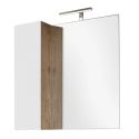 Miroir blanc et aspect bois finition Cadiz 78cm - ARTURO