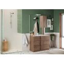 Miroir aspect bois finition Mercure 101cm - ZEUS